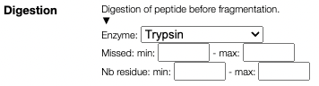 peptide digestion